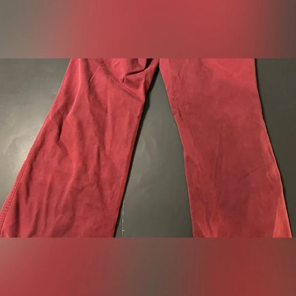 Vintage Old Navy Women’s Size 16 Red Pants Low Rise Wide Leg - Picture 3 of 15
